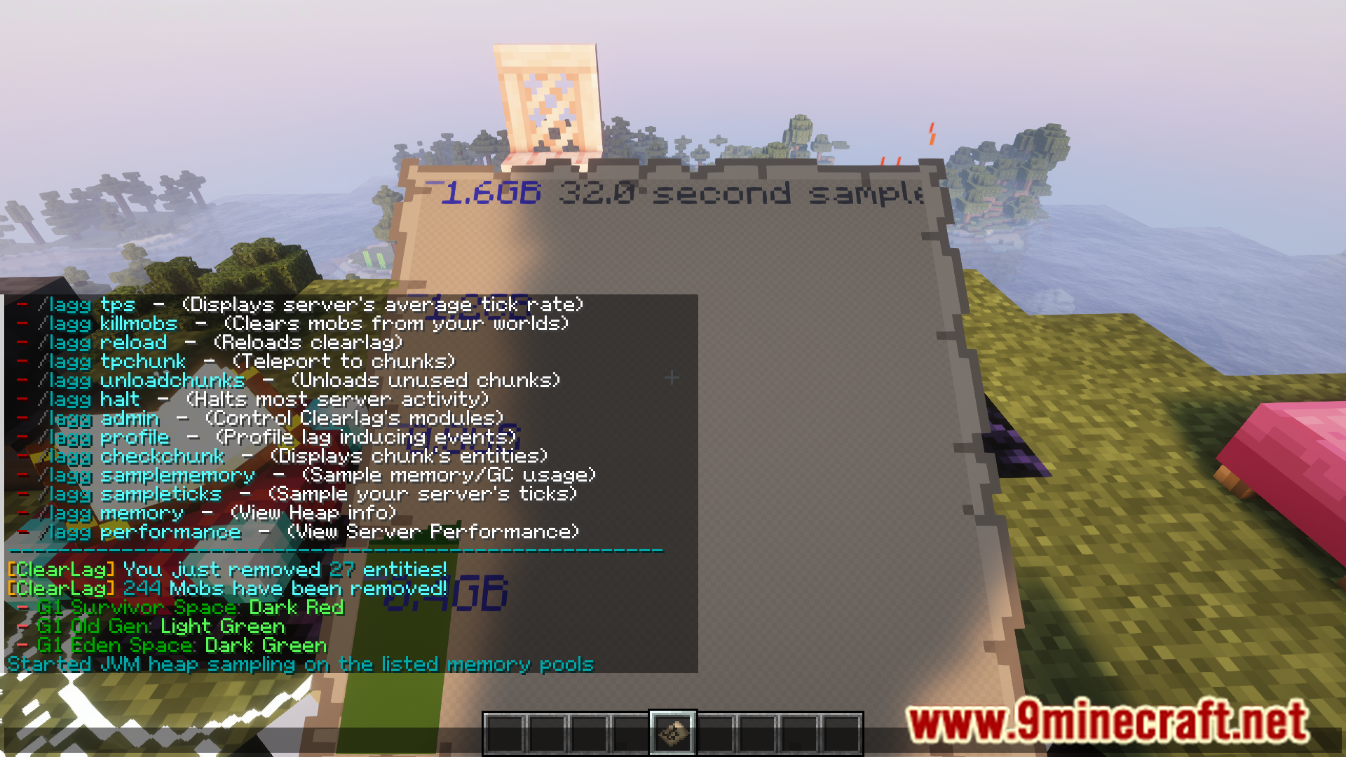 ClearLagTimer Plugin (1.21.1, 1.20.1) - Use A Command To Check When The ...