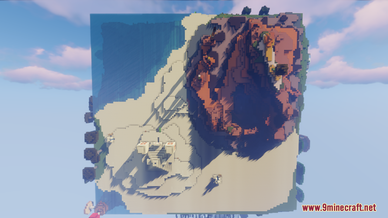 The Wiki Globe Map (1.21.3, 1.20.1) - Fully Playable Survival Map ...