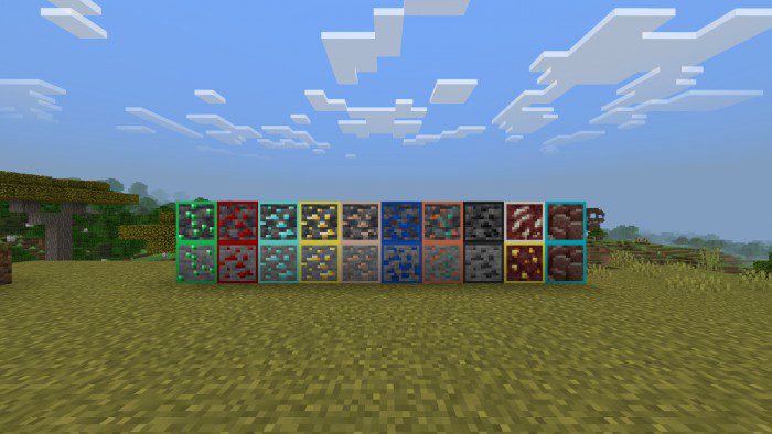 1730211739 738 outlined ores texture pack 121 120 mcpebedrock
