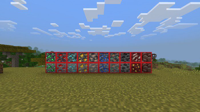 1730211740 161 outlined ores texture pack 121 120 mcpebedrock