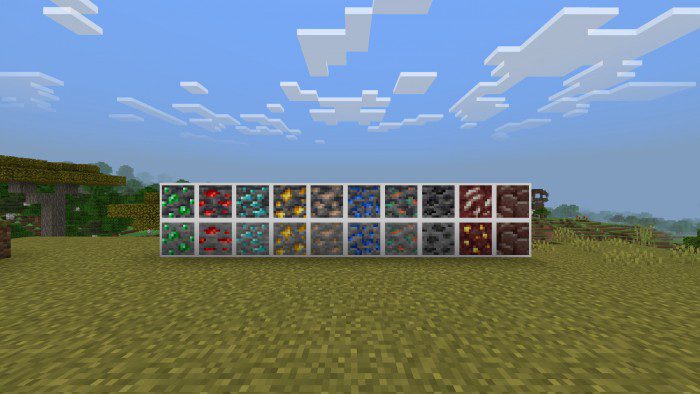 1730211744 99 outlined ores texture pack 121 120 mcpebedrock