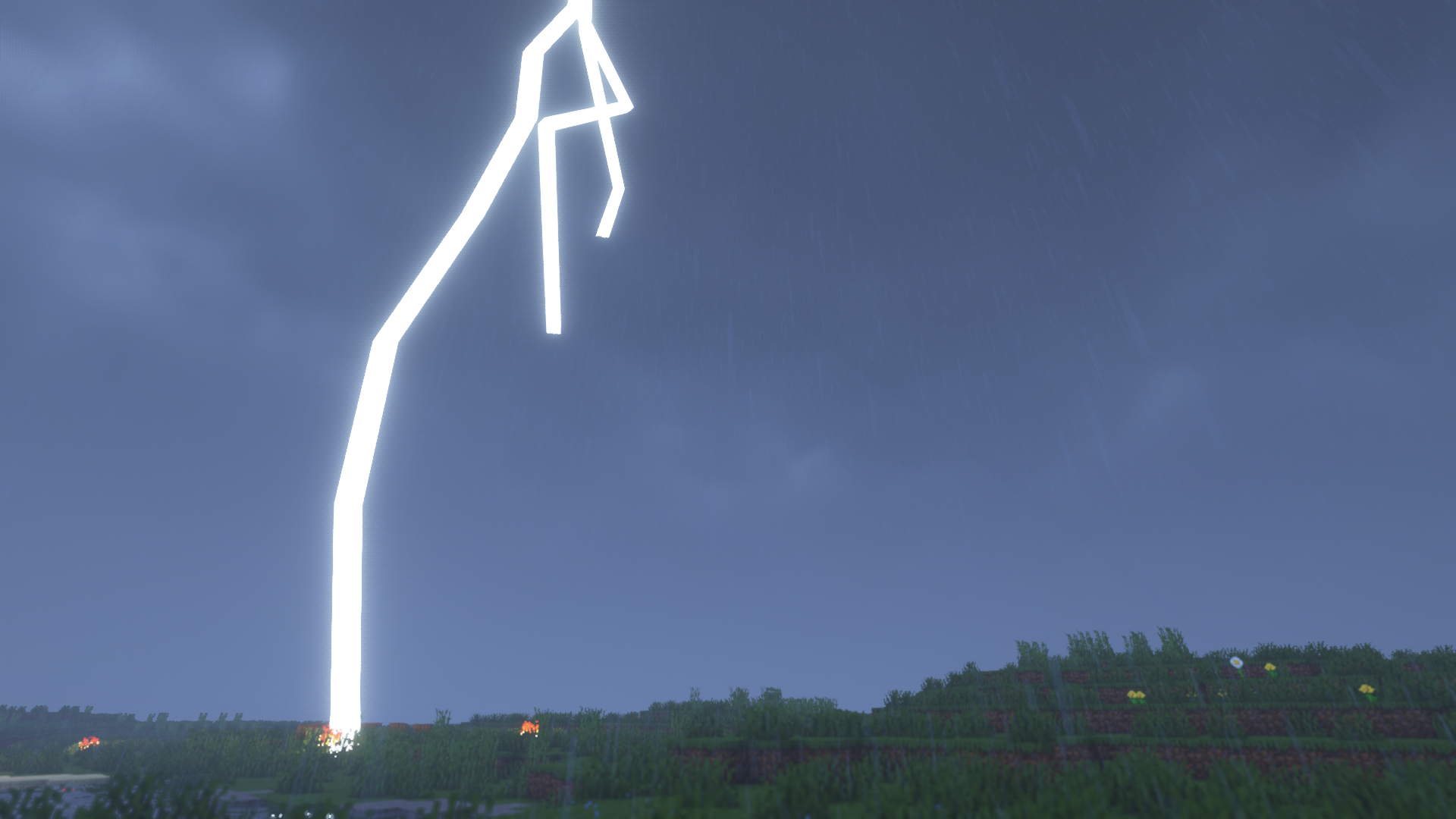 Lighting Mod (1.21.1, 1.20.1) - Control In-Game Lightning Strikes ...