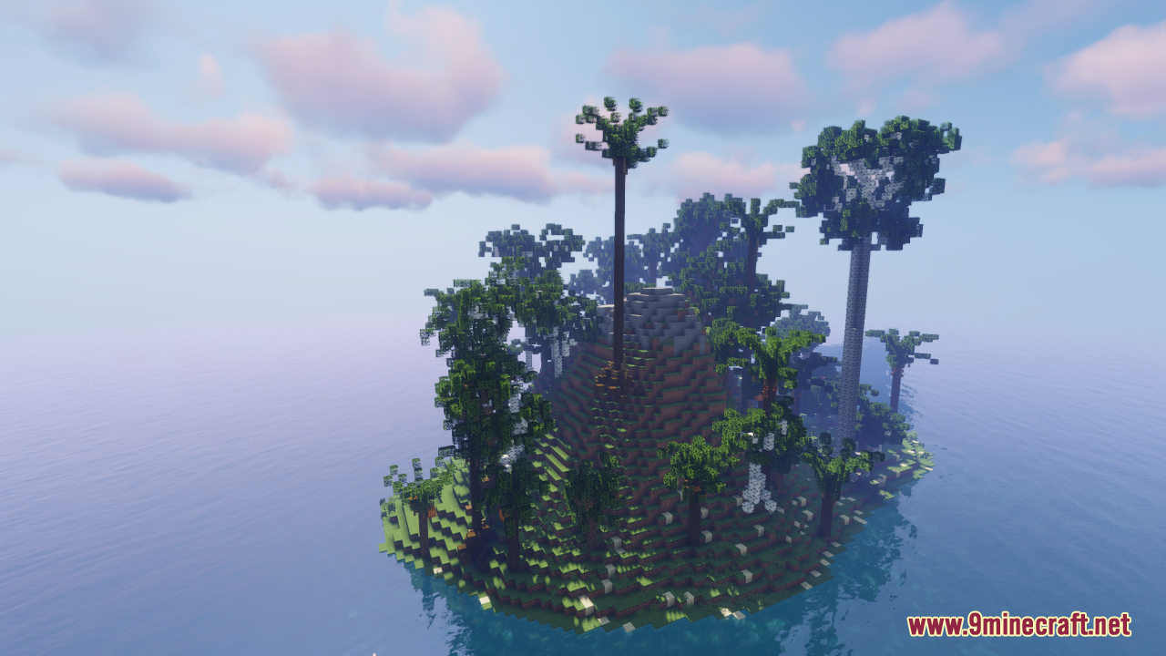 Custom Beach Island Map (1.21.3, 1.20.1) - Survival Friendly - Aadhu.com
