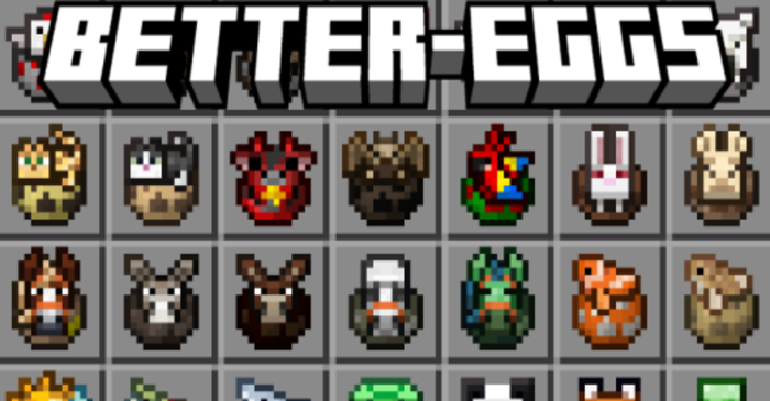 Better Eggs Texture Pack (1.21, 1.20) - MCPE/Bedrock - Aadhu.com