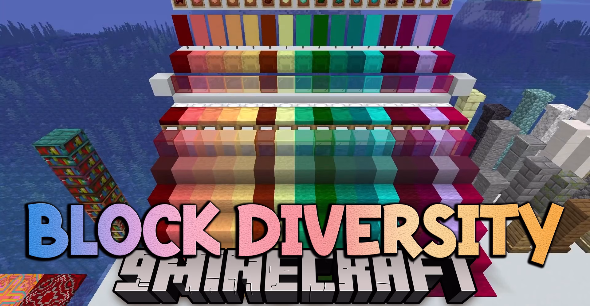 Block Diversity Mod (1.18.1, 1.16.5) – New Block Types And Colors Block diversity mod (1. 18. 1, 1. 16. 5) – new block types and colors