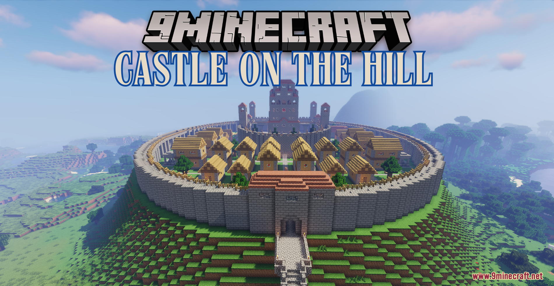 Castle On The Hill Map (1.21.1, 1.20.1) - Riverside Medieval City ...