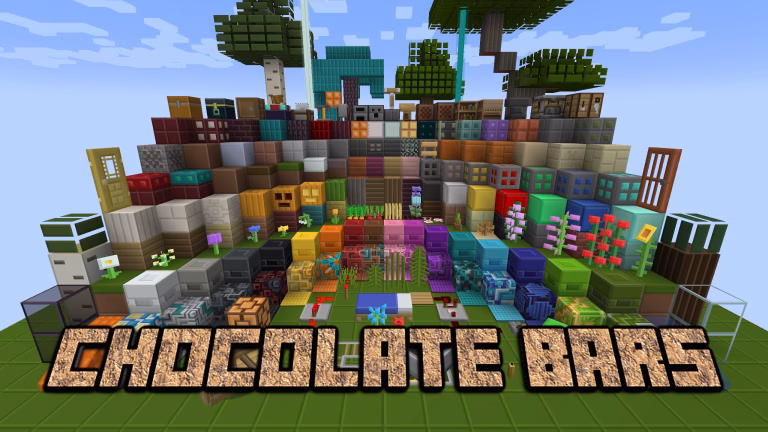 Chocolate bars texture pack (1. 21) – mcpe/bedrock