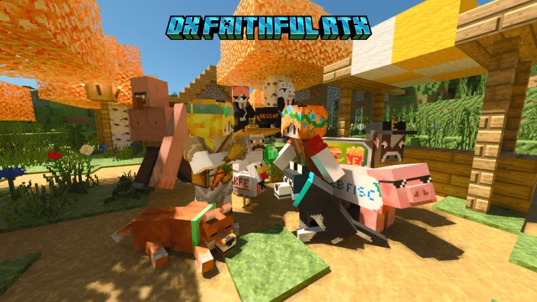 Dx faithful rtx texture pack (1. 21) – mcpe/bedrock