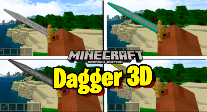 Dagger 3D Pack (1.20, 1.19) - Mcpe/Bedrock 31 Dagger 3d pack 120 119 mcpebedrock