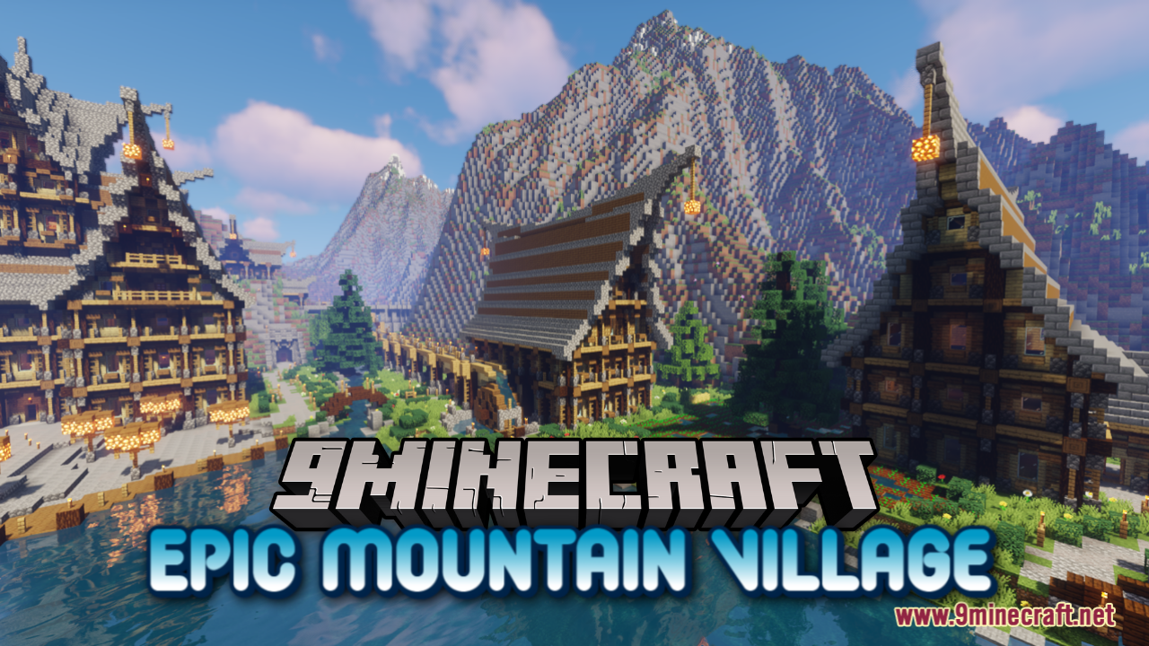 Epic mountain village map 1213 1201 picturesque area