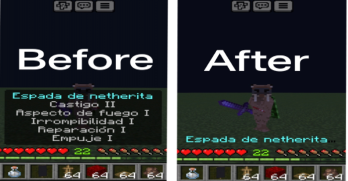 Hover text fix pack 121 120 mcpebedrock