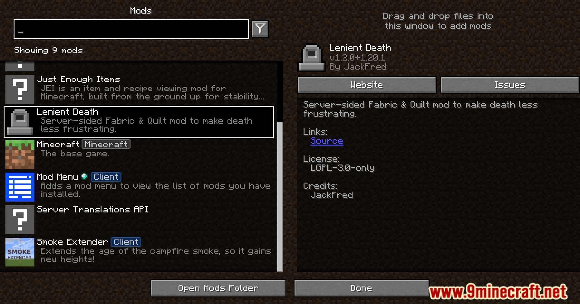 Lenient Death Mod (1.21.3, 1.20.1) - Item Recovery Redefined ...
