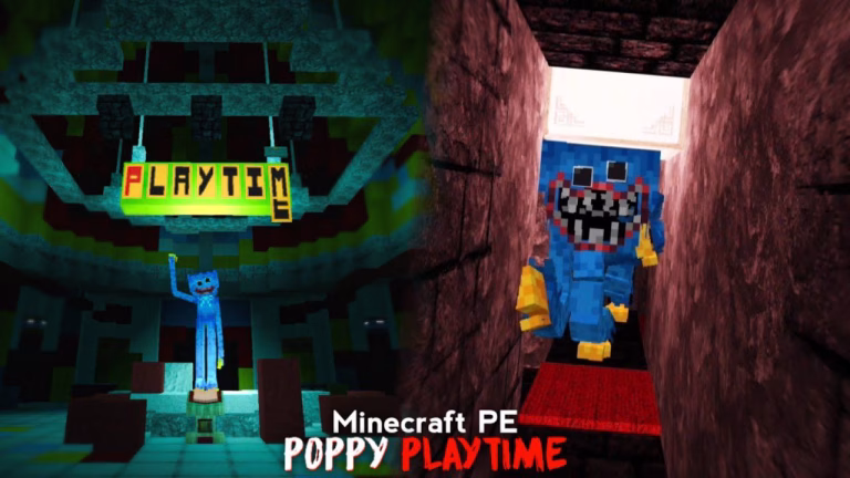 Poppy playtime map (1. 19, 1. 18) for minecraft pe/bedrock