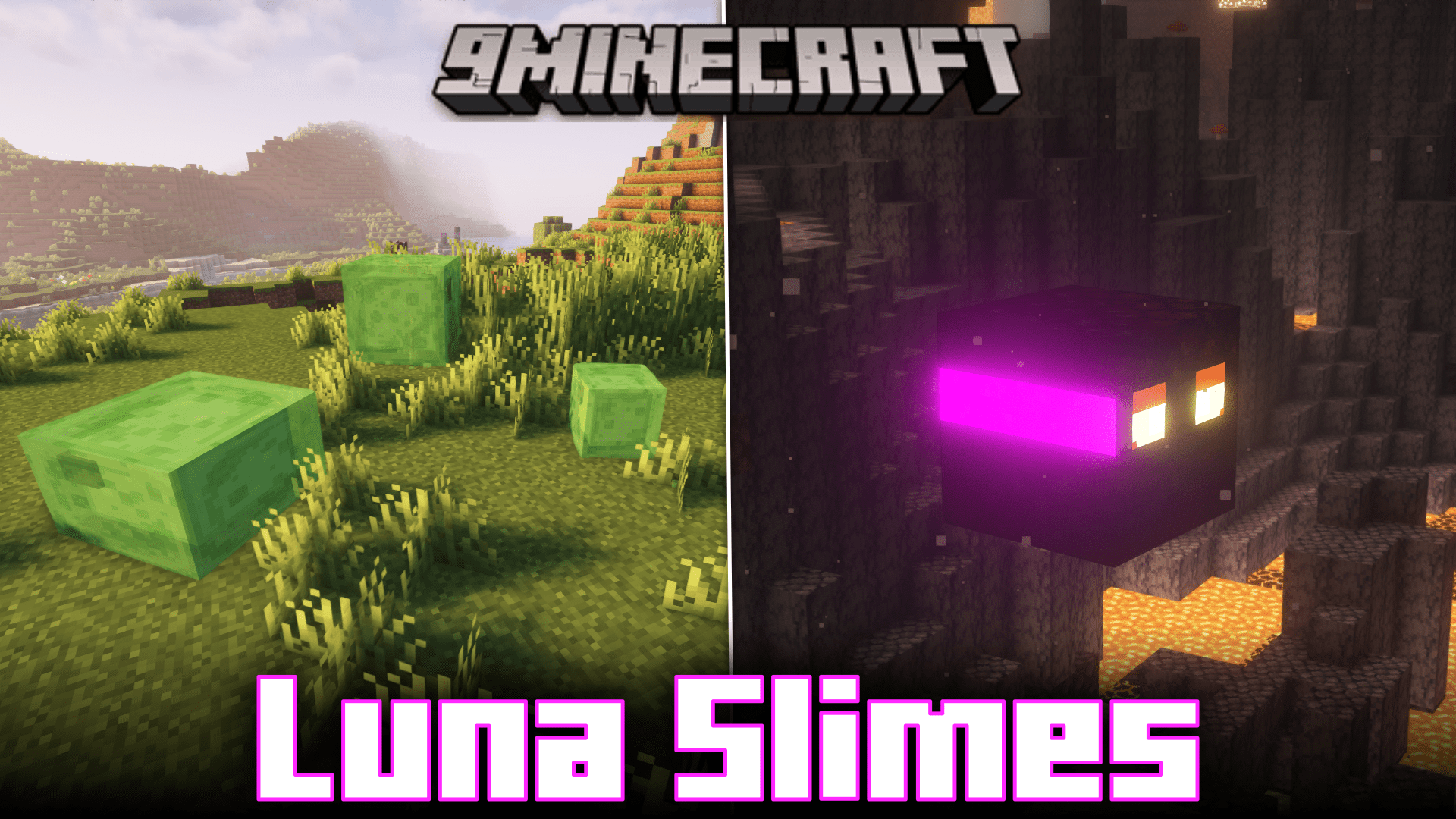 Luna Slimes Mod (1.21.3, 1.20.1) – Improved Slimes Luna Slimes Mod (1.21.3, 1.20.1) – Improved Slimes