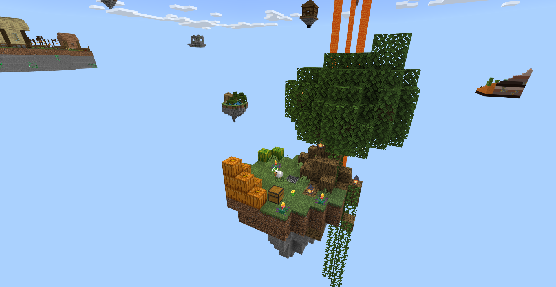 MS Skyblock Map (1.21) - MCPE/Bedrock - Aadhu.com