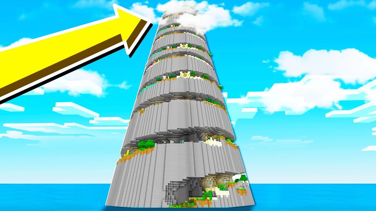 Parkour Spiral Map (1.20, 1.19) – MCPE/Bedrock