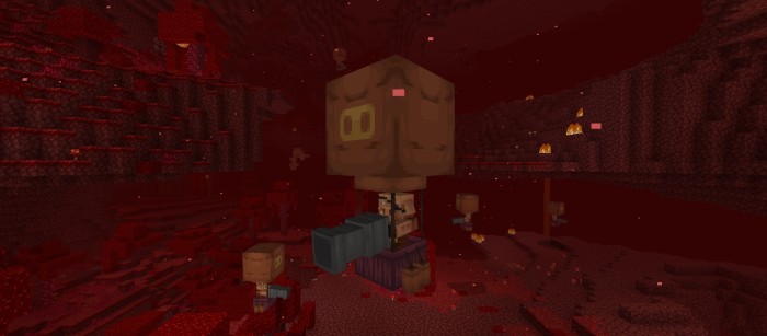 Piglins in balloons texture pack 121 bare bones compatibility