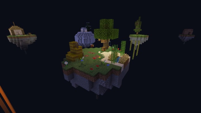 Pixel Skyblock Map (1.21, 1.20) - MCPE/Bedrock - Aadhu.com