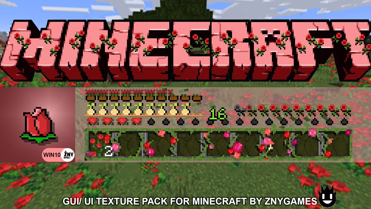 Rosebut gui pack (1. 21) – mcpe/bedrock