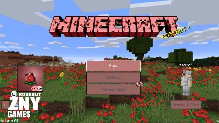 Rosebut gui pack 121 mcpebedrock