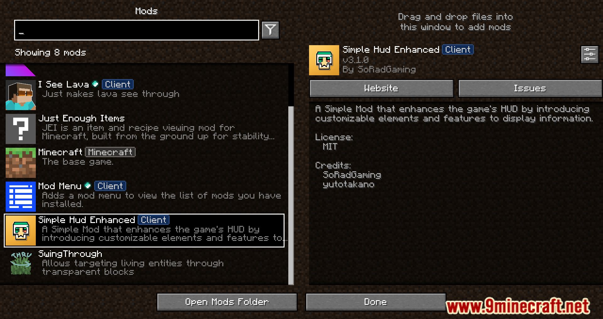 Simple hud enhanced mod 1213 1201 take control of