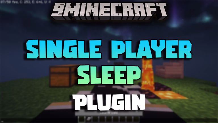 Singleplayersleep plugin (1. 21. 1, 1. 20. 1) – allows one person to sleep without others having to sleep or log