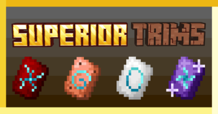 Superior Trims Texture Pack (1.21) – MCPE/Bedrock Superior Trims Texture Pack (1.21) – MCPE/Bedrock