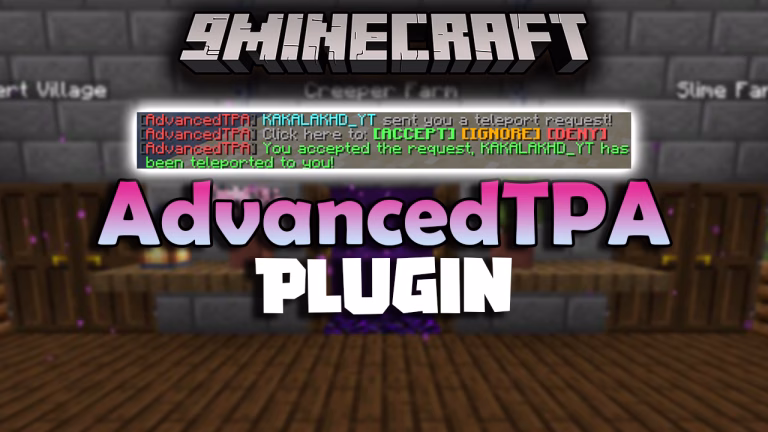Advancedtpa plugin (1. 12. 2, 1. 8. 9) – send teleport requests with clickable buttons to accept deny and ignore