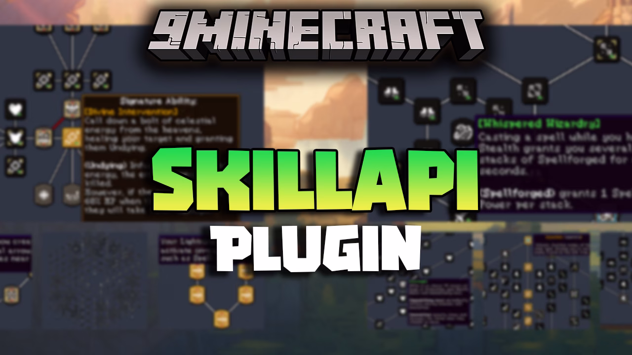 Skillapi plugin (1. 12. 2, 1. 8. 9) – flexible class and skill system with mass configuration and unique menus and features