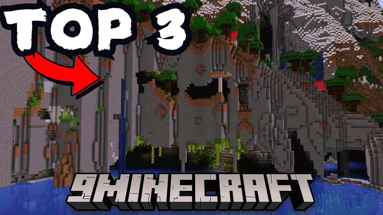 Top 3 must see minecraft seeds 1211 121 javabedrock