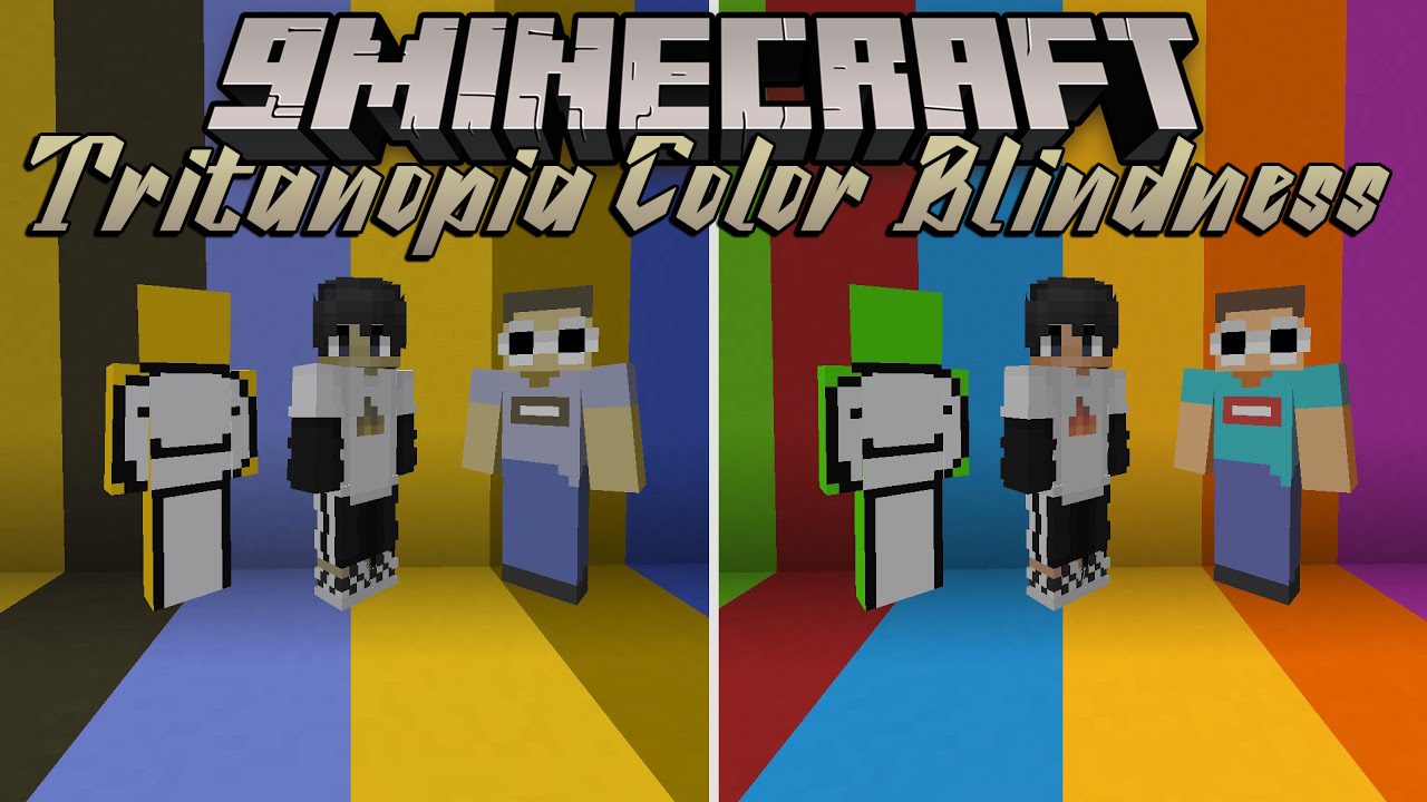 Tritanopia Color Blindness Shaders (1.21.1, 1.20.1) – Color Vision Deficiency 18 Tritanopia color blindness shaders 1211 1201 – color vision deficiency