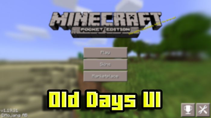 VDX: Old Days UI Pack (1.21, 1.20) – MCPE/Bedrock VDX: Old Days UI Pack (1.21, 1.20) – MCPE/Bedrock