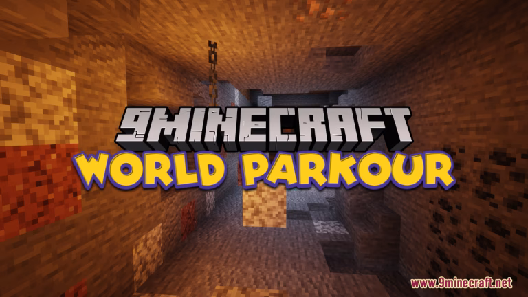 World parkour map (1. 21. 3, 1. 20. 1) – through minecraft worlds