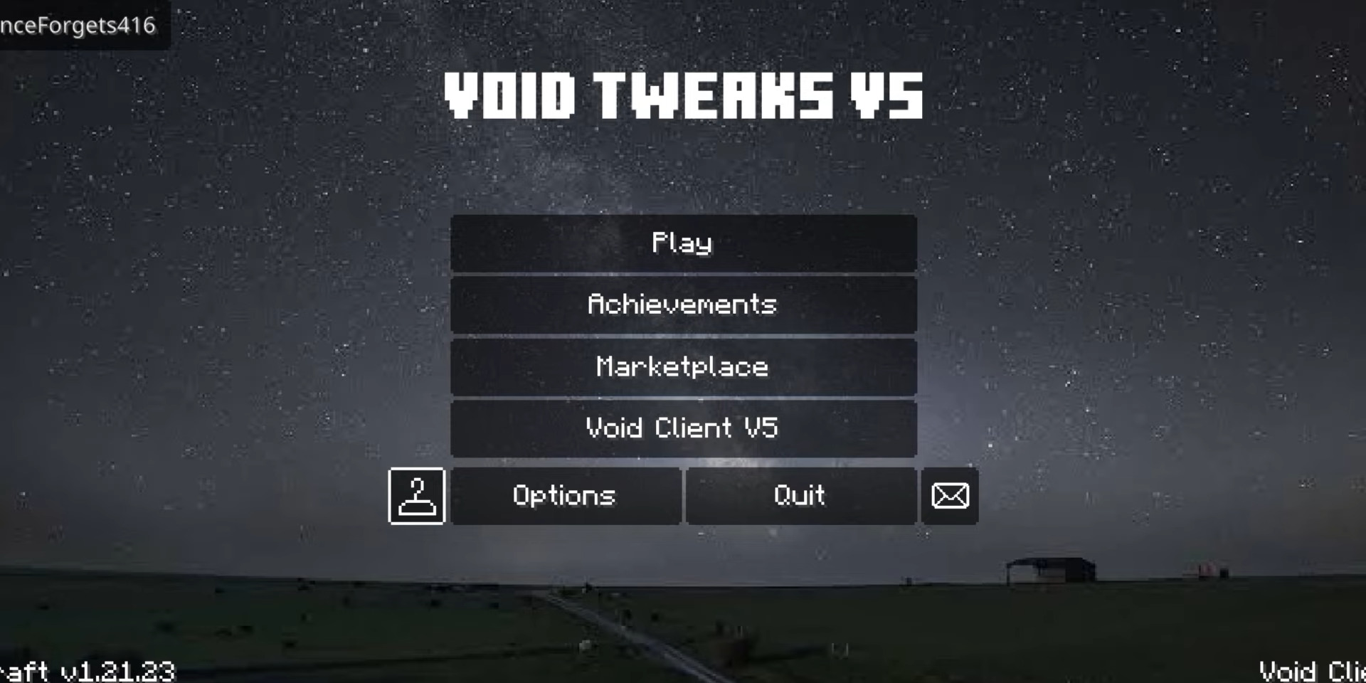 Void Tweaks Client (1.21) - MCPE/Bedrock Pack - Aadhu.com