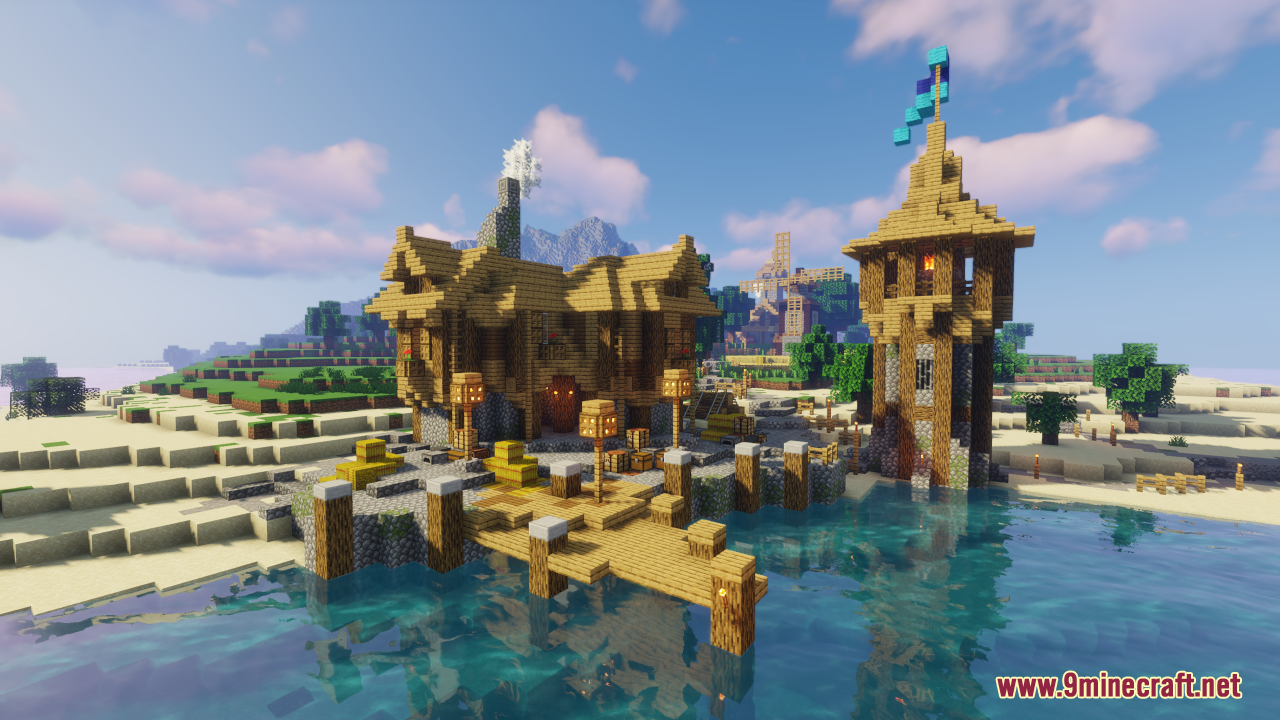 Epic Medieval Village Map (1.21.3, 1.20.1) - A Time To Remember - Aadhu.com