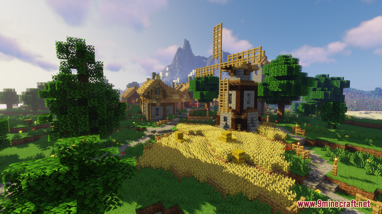 Epic Medieval Village Map (1.21.3, 1.20.1) - A Time To Remember - Aadhu.com