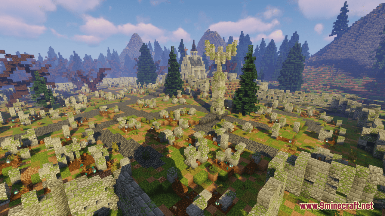 Graveyard Chapel Map (1.21.3, 1.20.1) - A Haunting Landscape - Aadhu.com