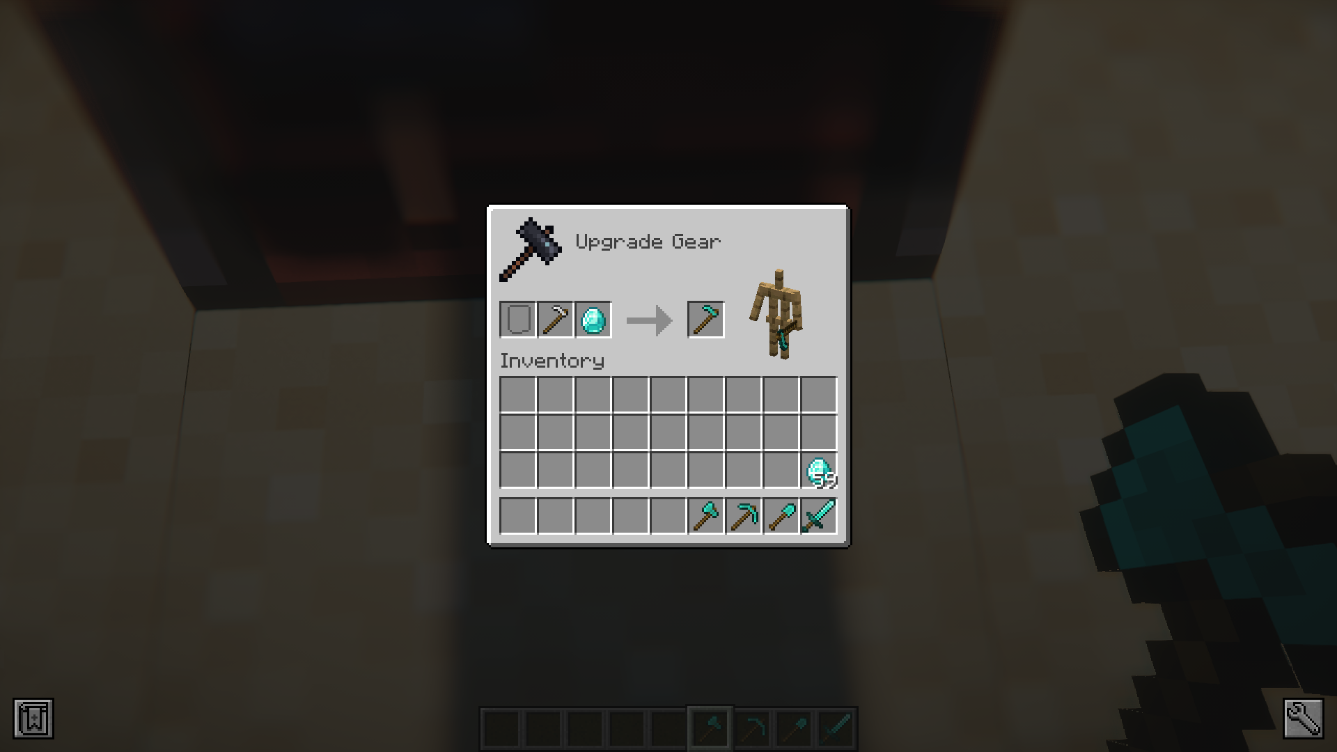 Minecraft Diamond Upgrade Iron To Diamond Tools Upgrades Mod (1.21.3, 1.20.1) - Upgrade Using ...