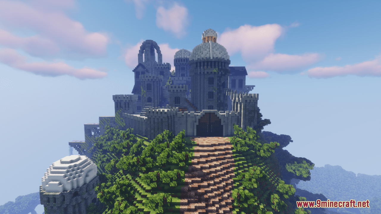 Castle On The Mountain Map (1.21.3, 1.20.1) - Fantasy Build - Aadhu.com