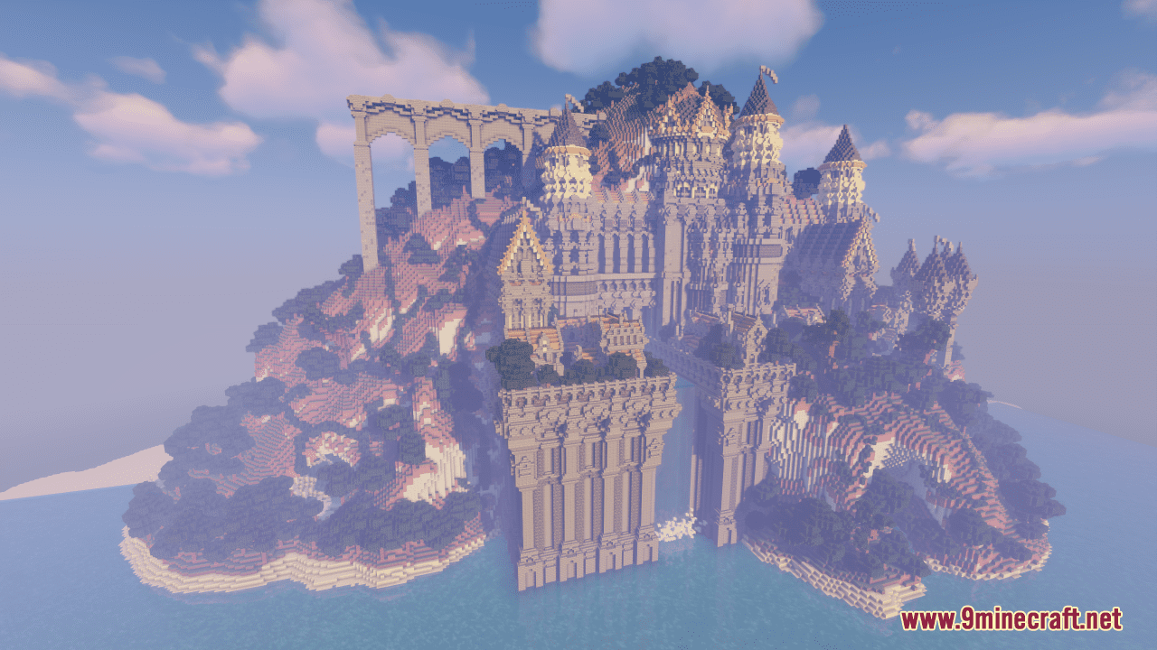 Grandeena Map (1.21.3, 1.20.1) - Cliffside Majesty - Aadhu.com