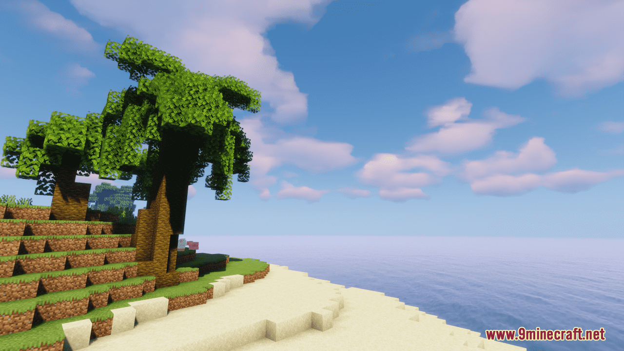 Tiny Palm Island Map (1.21.3, 1.20.1) - Ocean And Sun - Aadhu.com