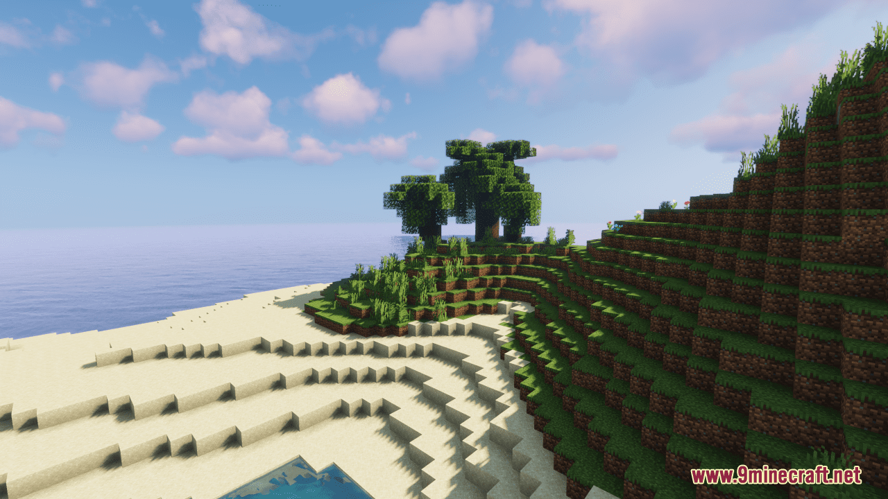 Tiny Palm Island Map (1.21.3, 1.20.1) - Ocean And Sun - Aadhu.com
