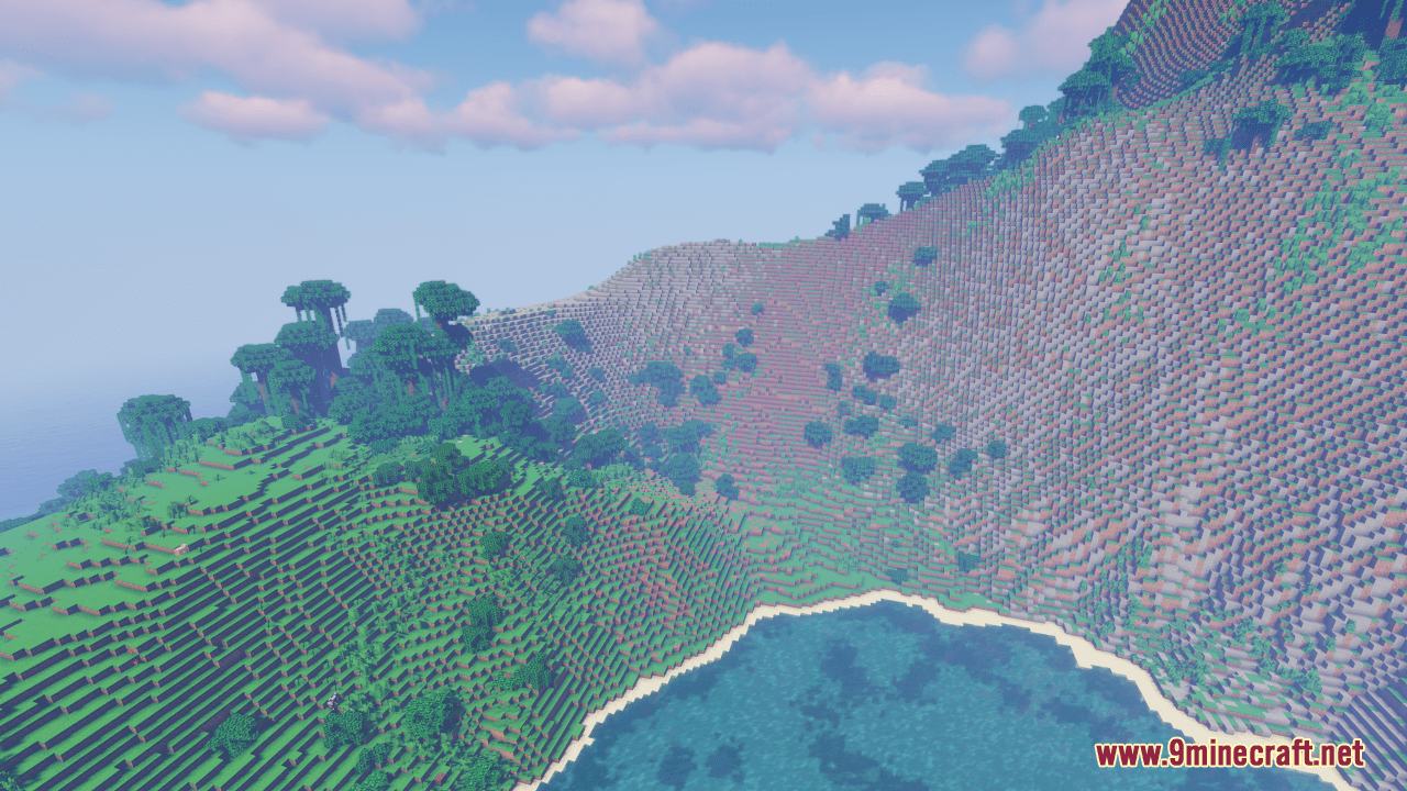 Jungle Cliffs Map (1.21.3, 1.20.1) - Bulky Survival Island - Aadhu.com