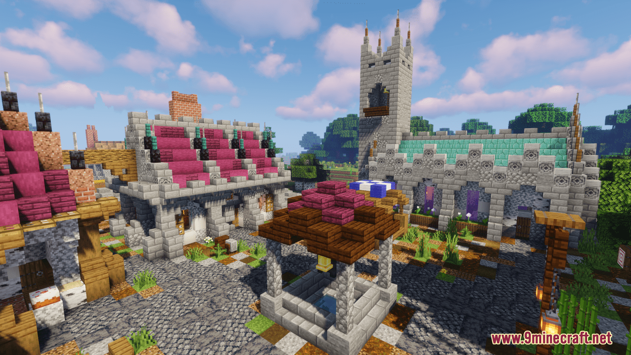 Fantasy Village And Castle Map (1.21.3, 1.20.1) - Enchanted Heaven ...