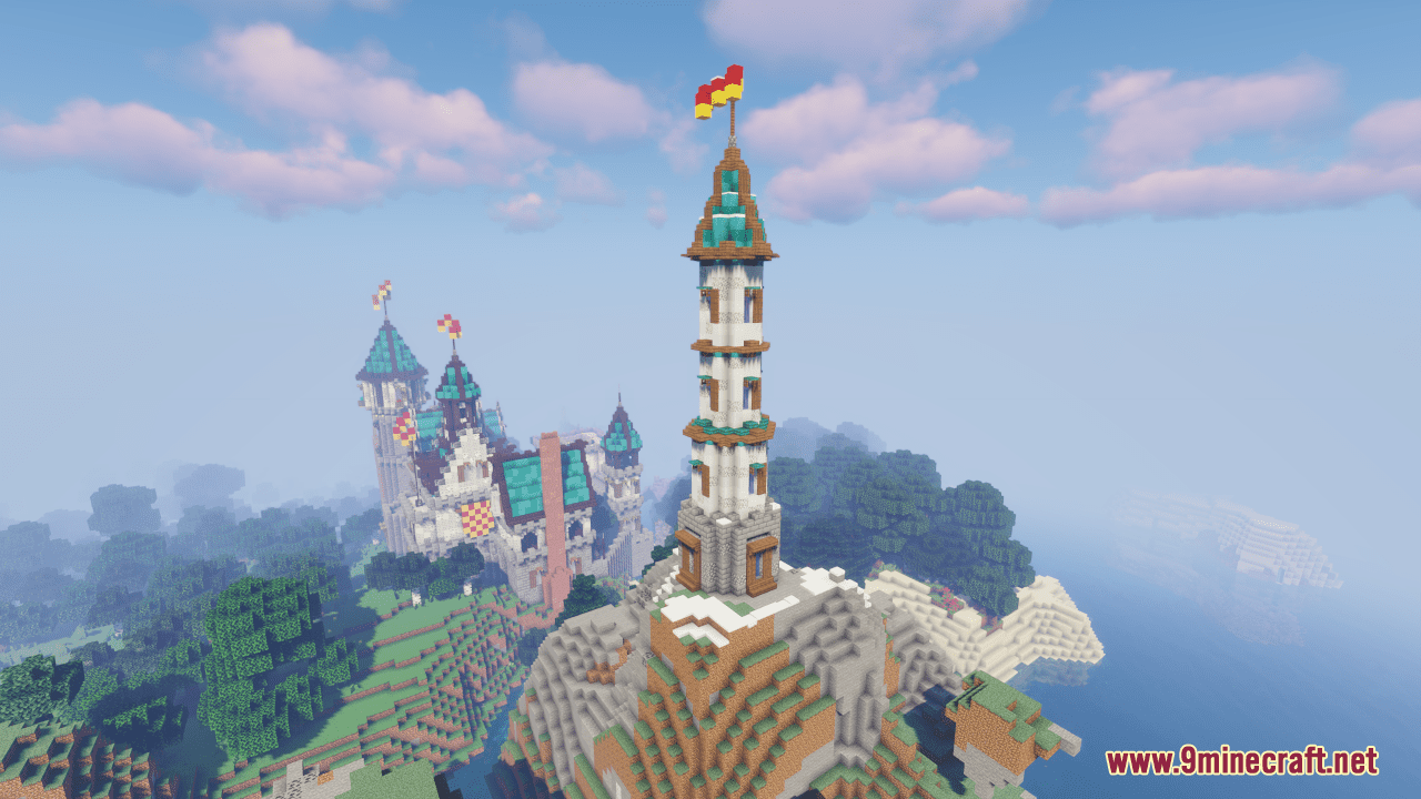 Fantasy Village And Castle Map (1.21.3, 1.20.1) - Enchanted Heaven ...