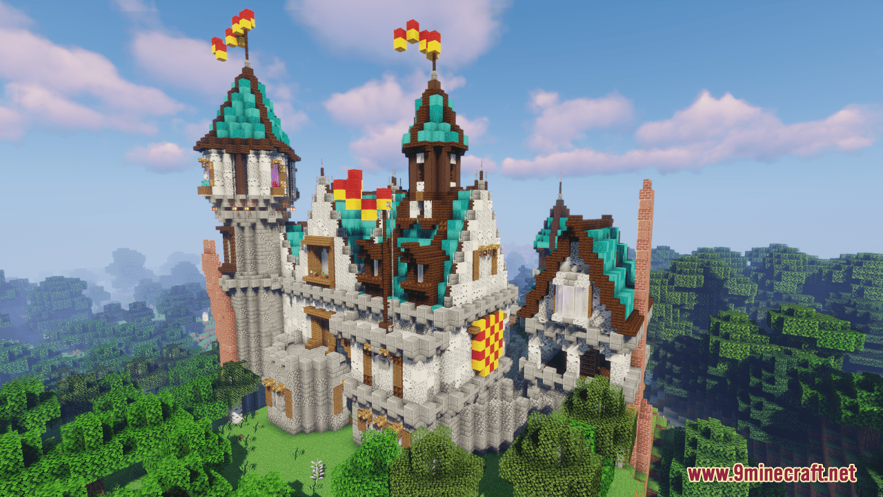 Fantasy Village And Castle Map (1.21.3, 1.20.1) - Enchanted Heaven ...