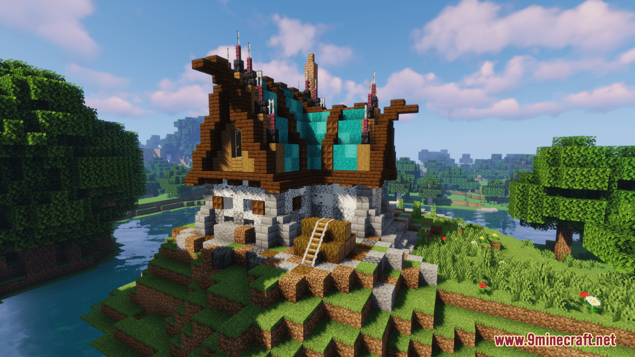 Fantasy Village And Castle Map (1.21.3, 1.20.1) - Enchanted Heaven ...