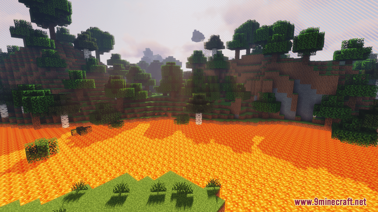 Rising Map (1.21.3, 1.20.1) - Every Minute, Lava Rises - Aadhu.com
