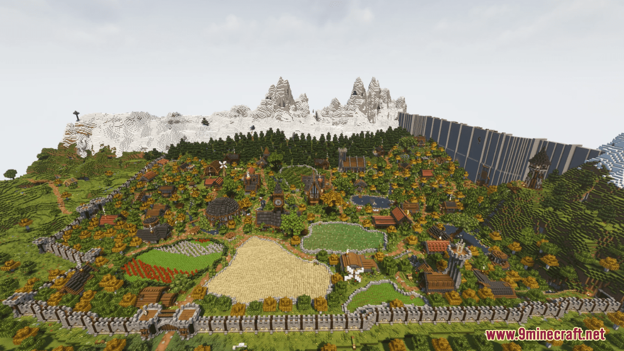 Aincardia Map (1.21.3, 1.20.1) - Medieval Fantasy World - Aadhu.com