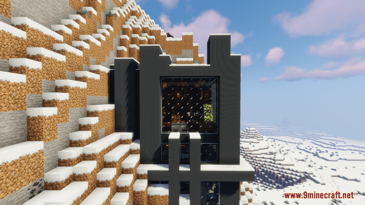 Modern Snow House Map (1.21.3, 1.20.1) - Sleek Snowy Retrea - Aadhu.com